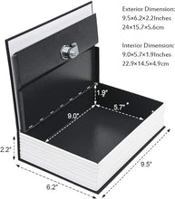 Load image into Gallery viewer, Key Locking Secret Book Safe