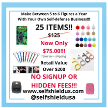 Load image into Gallery viewer, Self-Defense Keychain 20-Item Wholesale Bundle Starter Kit
