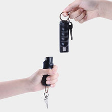 Load image into Gallery viewer, 10 Pcs Pepper Spray Keychain Set for Women Girls - Maximum Strength Defense - Quick Release Key Ring for Easy Access - Finger Grip for Accurate Aim - 25 Bursts & 10 ft Range - 20ML