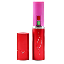 Load image into Gallery viewer, Wholesale (12 Pc) Flashlight Lipstick Stun Gun Women Self Defense Bright Led Flashlight - Rechargeable Battery (Red X12)