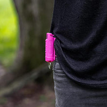 Load image into Gallery viewer, Police Magnum Pepper Spray Keychain Bulk Set- Tactical Self Defense Maximum Strength OC- Safety Key Chains for Women & Men - Made in The USA-7 Pack Rainbow INJ