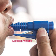 Load image into Gallery viewer, 6PCS Window Breaker Key Ring Cutter Portable Glass Breaker Car Emergency Escape Tool