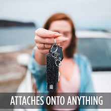 Load image into Gallery viewer, Guard Dog Security Bling-it-On Cute Pepper Spray for Women – Fashionable Key Holder - 16’ (5m) Accurate Spray Range - Self-Defense Accessory Designed for Women (5-Pack (Black))