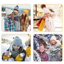 Load image into Gallery viewer, 48 pieces Pom Poms Keychains Bulk Puff Ball Keychain Fluffy Soft Artificial Faux Fur Puff Ball Keychain Accessories with Tassels and Keyrings for Women Girls