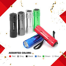 Load image into Gallery viewer, EverBrite 18-Pack Mini LED Flashlight Set - Portable Flashlights Ideal for Hurricane Supplies Camping, Night Reading, Cycling, BBQ, Party, Backpacking - Includes Lanyard & 54 x AAA Batteries