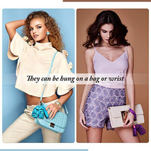 Load image into Gallery viewer, 20 Pieces Travel Bottle Keychain Holders Set, Includes 5 Lipstick Holder 5 Keychain Wristlet Lanyards 5 Lipstick Holder Keychain 5 Plastic Empty Bottles for Liquid Lotion Toiletry (Shimmery Marble)