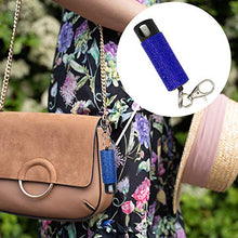 Load image into Gallery viewer, Guard Dog Security Bling-it-On Cute Pepper Spray for Women – Fashionable Key Holder - 16’ (5m) Accurate Spray Range - Self-Defense Accessory Designed for Women (5-Pack (Black/Pink/Red/Blue/Purple))