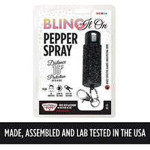 Load image into Gallery viewer, Guard Dog Security Bling-it-On Cute Pepper Spray for Women – Fashionable Key Holder - 16’ (5m) Accurate Spray Range - Self-Defense Accessory Designed for Women (5-Pack (Black))