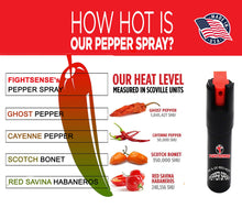 Load image into Gallery viewer, Wholesale Lot (12Pc) Pepper Spray Maximum Strength 1/2 oz Compact Size Police Grade Formula Best Self Defense Tool for Women with Leather Case (Black (12-Pack))