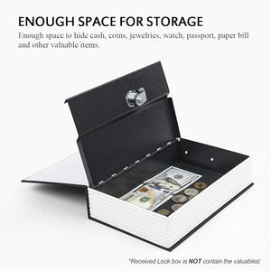 Key Locking Secret Book Safe