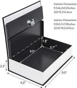 Key Locking Secret Book Safe