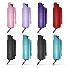 Load image into Gallery viewer, Quick Action Pepper Spray Keychain - Maximum Strength MC 1.44, Pepper Spray Range up to 16 ft, Made in USA by Guard Dog (Light Pink/Lilac/Purple/Red/Teal/Black (8 Pack))
