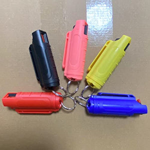 5pack Pepper Spray for Women Self Defense, 20mL Self Defense Pepper Spray Keychain Bulk Pack