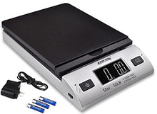 Load image into Gallery viewer, ACCUTECK All-in-1 Series W-8250-50bs A-Pt 50 Digital Shipping Postal Scale with Ac Adapter, Silver
