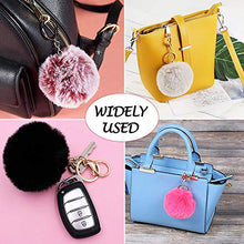 Load image into Gallery viewer, 20 Pcs Faux Fur Ball Pom Poms Keychains for Handbag Purse Fluffy Ball (With Lobster Buckle)
