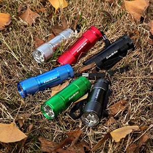 EverBrite 18-Pack Mini LED Flashlight Set - Portable Flashlights Ideal for Hurricane Supplies Camping, Night Reading, Cycling, BBQ, Party, Backpacking - Includes Lanyard & 54 x AAA Batteries